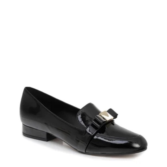 Michael Kors black leather LOAFERS CAROLINE - Picture 11 of 14